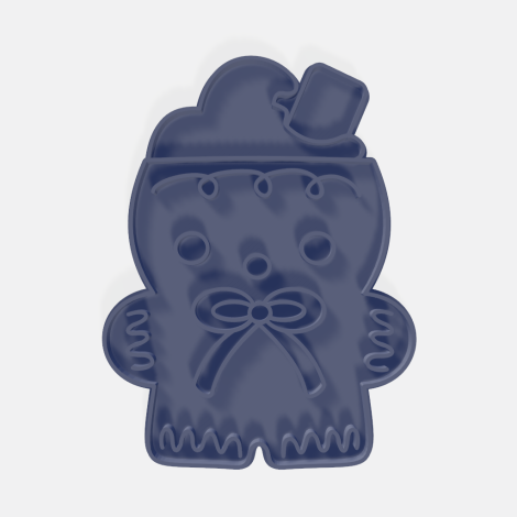 taza genjibre navidad luz sello